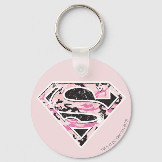 Porte-clés Logo Camouflage Supergirl (Recto)