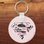 Porte-clés Logo Camouflage Supergirl (Recto)