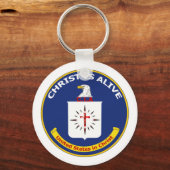 Porte-clés Logo CIA "Le Christ est vivant" (Recto)