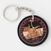 Porte-clés Logo classique rouge orange Université Mars (Devant)