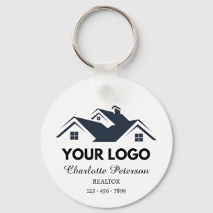 Porte-clés Logo & Code QR Objet Publicitaire Immobilier