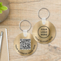 Logo Code QR Promotionnel Or