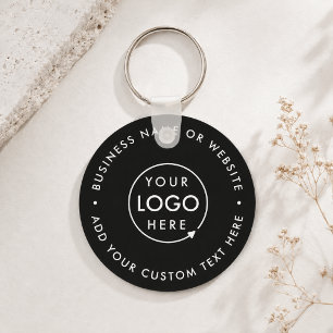 Porte-clés Logo commercial Black Stylish
