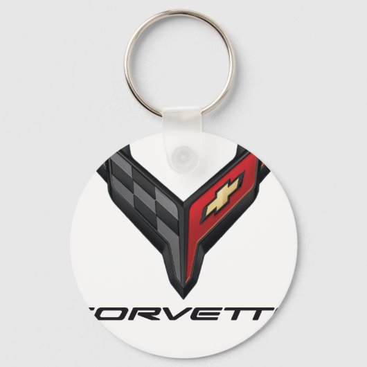 Porte-clés logo corvette 2 (Recto)