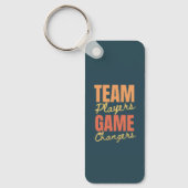 Porte-clés Logo customisé Inspirational Team Player Office (Recto)