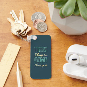 Porte-clés Logo customisé Inspirational Team Player Office