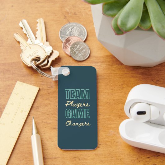 Porte-clés Logo customisé Inspirational Team Player Office (Bureau)