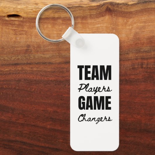 Porte-clés Logo customisé Inspirational Team Player Office (Recto)