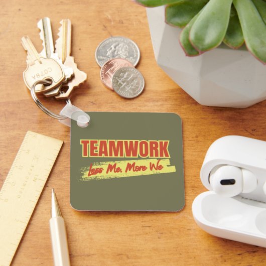 Porte-clés Logo customisé Inspirational Teamwork Business (Bureau)
