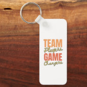 Porte-clés Logo customisé Motivational Team Player Office (Recto)