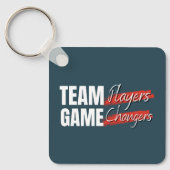 Porte-clés Logo customisé Motivational Team Player Office (Recto)