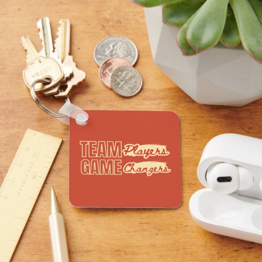 Porte-clés Logo customisé Motivational Team Player Office (Bureau)