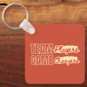 Porte-clés Logo customisé Motivational Team Player Office (Recto)