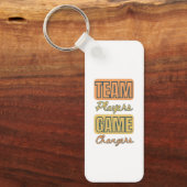 Porte-clés Logo customisé Motivational Team Player Office (Recto)