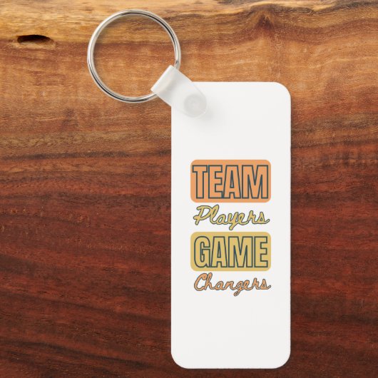 Porte-clés Logo customisé Motivational Team Player Office (Recto)