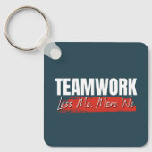 Porte-clés Logo customisé Motivational Teamwork Entreprise (Recto)