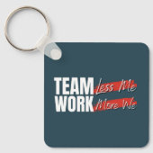 Porte-clés Logo customisé Motivational Teamwork Entreprise (Recto)