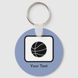 Porte-clés Logo de basket-ball personnalisable