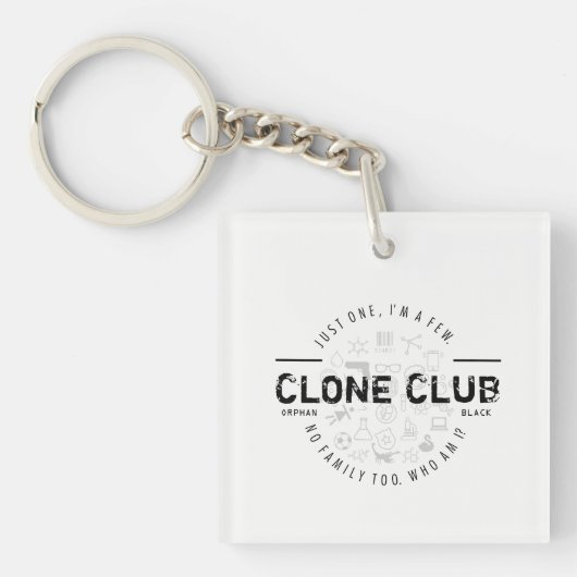Porte-clés Logo de club de clone (Devant)