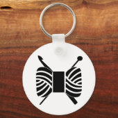 Porte-clés Logo de fils Knit Crochet {Light} (Recto)