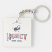 Porte-clés Logo de Honey Bar and Hotel (Dos)