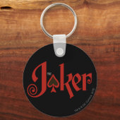 Porte-clés Logo de la carte de jeu Joker (Recto)