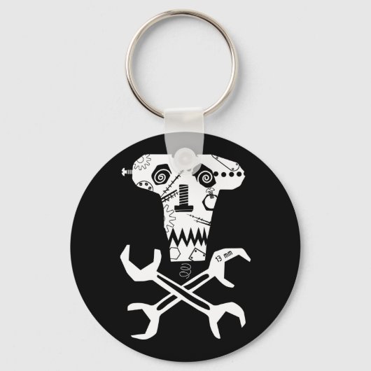 Porte-clés logo de l'atelier mécanique (Recto)