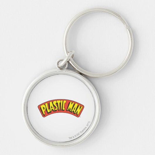 Porte-clés Logo de l'homme en plastique (Devant)
