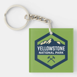 Porte-clés Logo de l'insigne du parc national Yellowstone