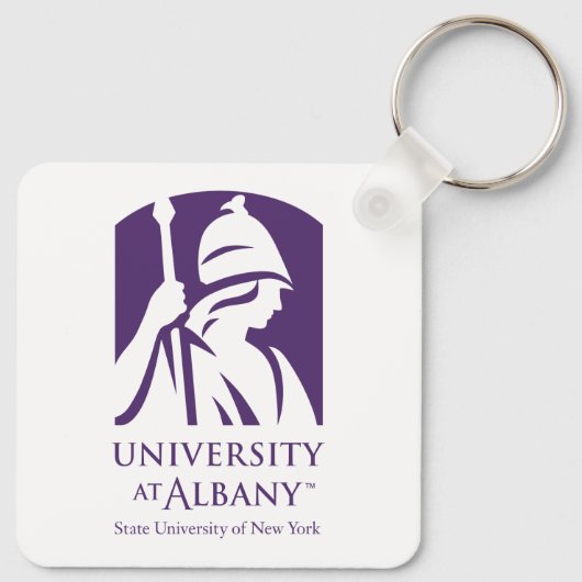 Porte-clés Logo de l'Université d'Albany (Dos)