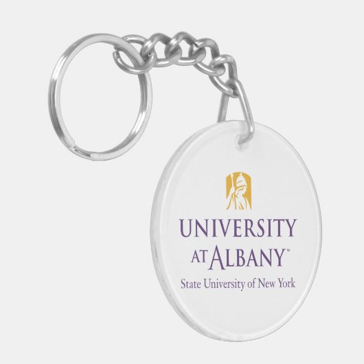 Porte-clés Logo de l'Université d'Albany (Devant gauche)