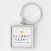 Porte-clés Logo de l'Université d'Albany (Devant)