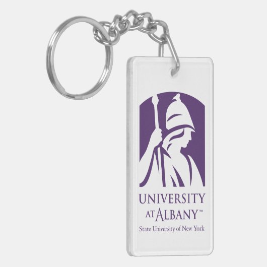 Porte-clés Logo de l'Université d'Albany (Devant gauche)