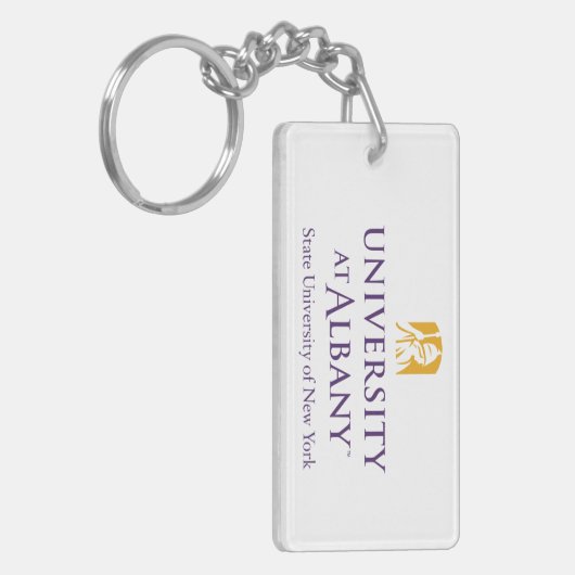 Porte-clés Logo de l'Université d'Albany (Devant gauche)