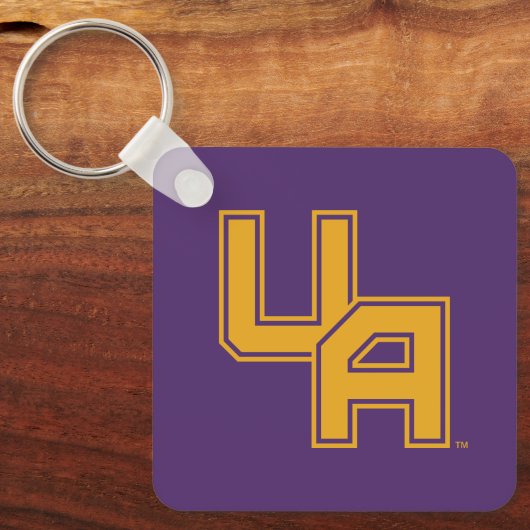 Porte-clés Logo de l'Université d'Albany Initials (Recto)