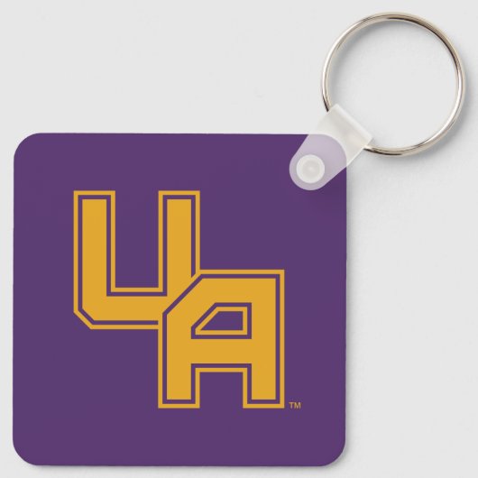Porte-clés Logo de l'Université d'Albany Initials (Dos)