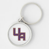 Porte-clés Logo de l'Université d'Albany Initials (Devant)