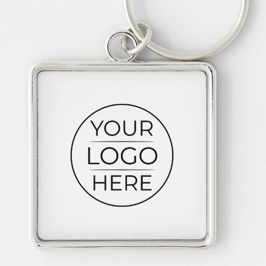 Porte-clés Logo de marque d'entreprise moderne (Devant)