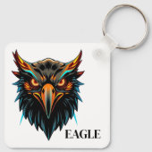 Porte-clés Logo de mascotte Cool Phoenix Eagle (Dos)