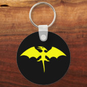 Porte-clés Logo de Pterodactyl Dinosaur Superhero (Recto)