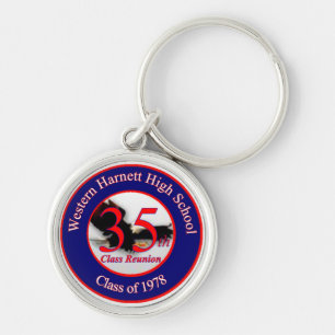 Porte-clés Logo de réunion de WHHS trente-cinquième