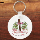 Porte-clés Logo de ski Blue Hills Massachusetts (Recto)