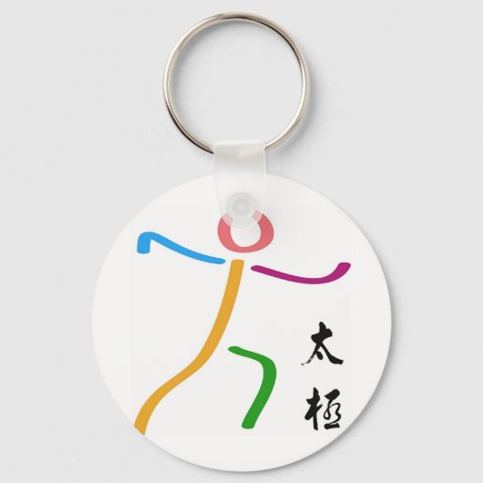 Porte-clés Logo de Tai Chi (Recto)