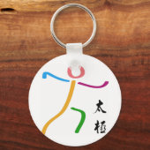Porte-clés Logo de Tai Chi (Recto)