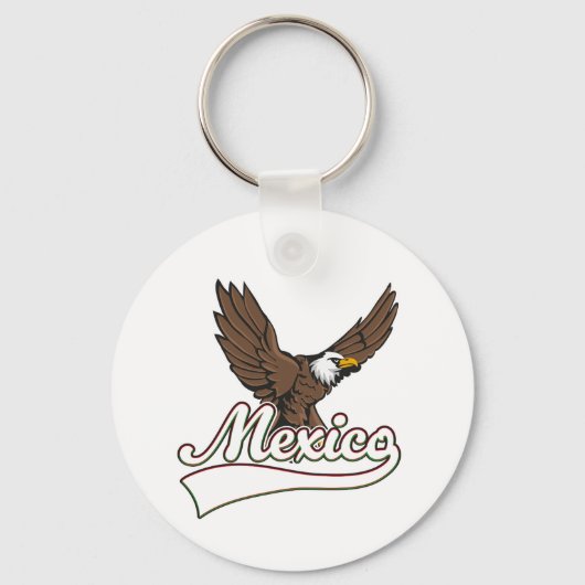Porte-clés logo de voyage au Mexique (Recto)