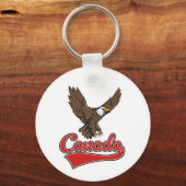 Porte-clés logo de Voyage Canada (Verso)