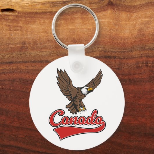 Porte-clés logo de Voyage Canada (Verso)