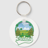 Porte-clés logo de voyage Irlande (Verso)