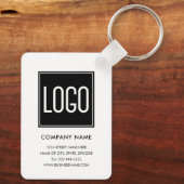 Porte-clés Logo d'entreprise (Verso)