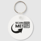 Porte-clés Logo d'entreprise à double face et code QR (Recto)